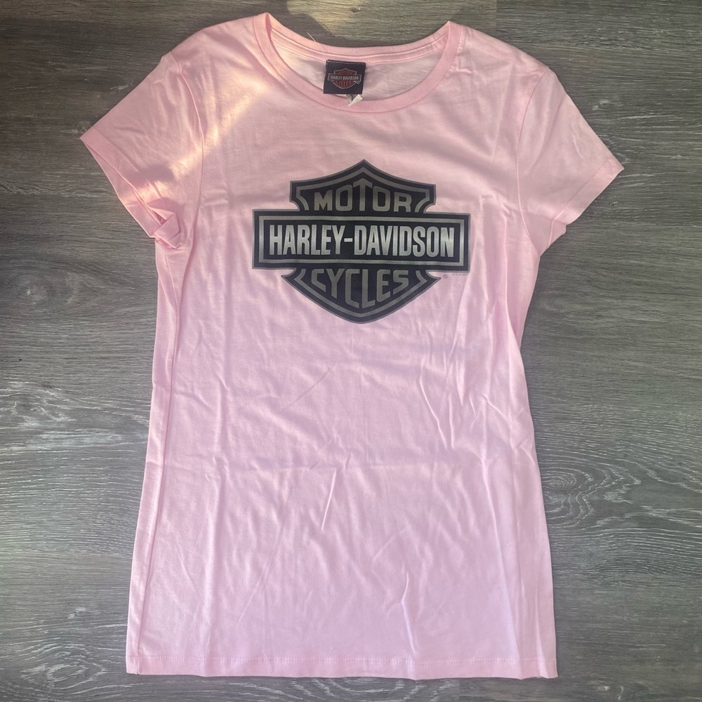 pink harley-davidson Jamestown,CA shirt